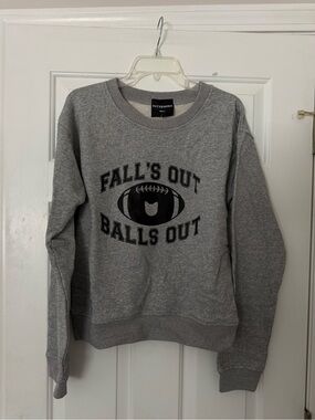 Kittenish 'Fall's Out Balls Out' Crewneck Sweatshirt